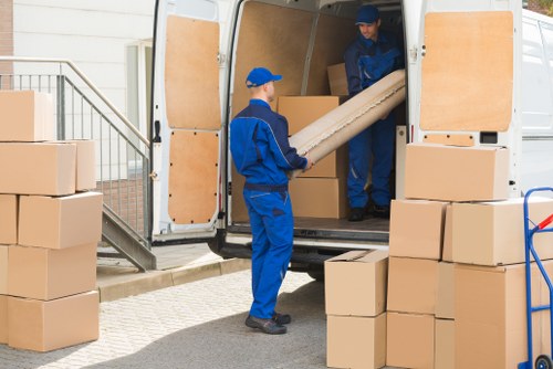 Removal truck ready for a Richmond home move