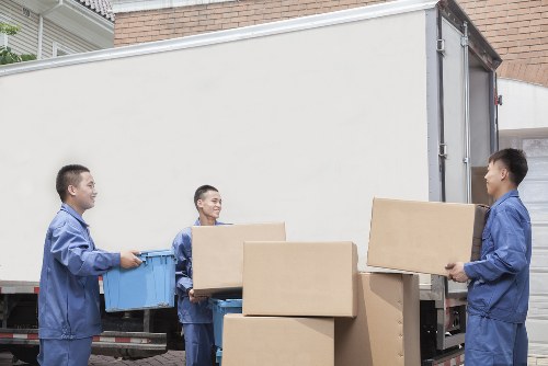 Careful loading of household items by a Richmond removals company