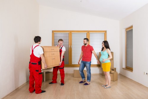 Same-day removals team loading furniture in Richmond
