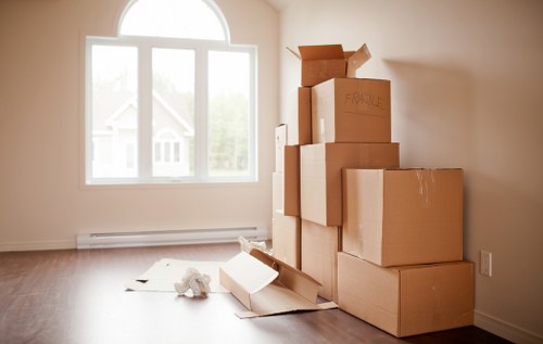 Local van service helping with a home move in Richmond