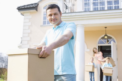 Furniture pick-up service navigating stairs and access in Richmond