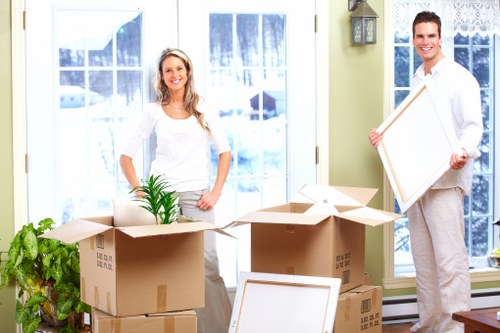 Commercial office relocation support in Richmond with packing and transport