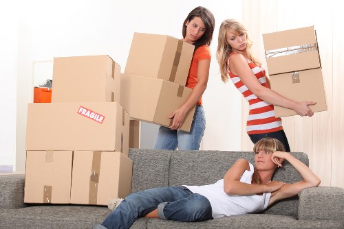 Commercial moving truck for Richmond offices and businesses
